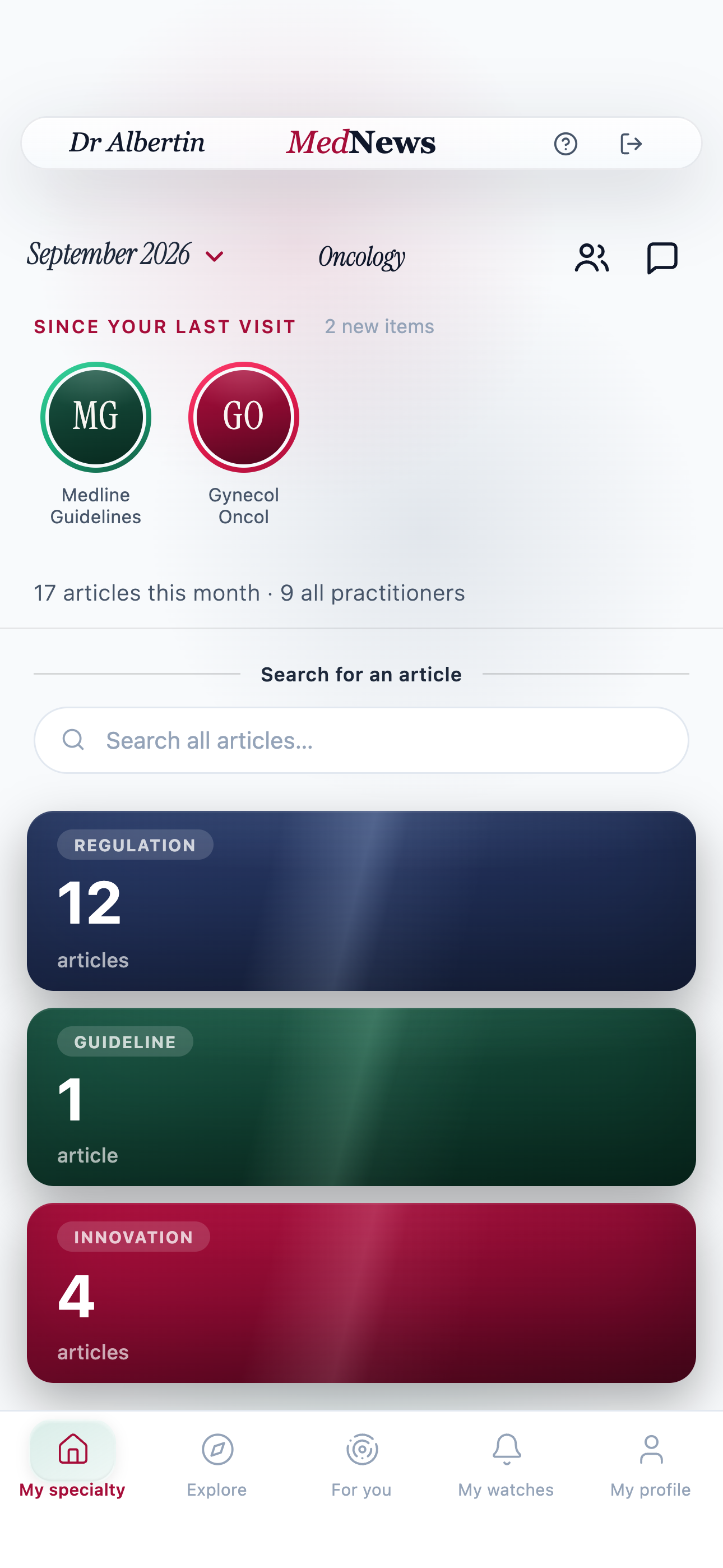 MedNews on the phone, your specialty feed: regulation, guidelines and innovation
