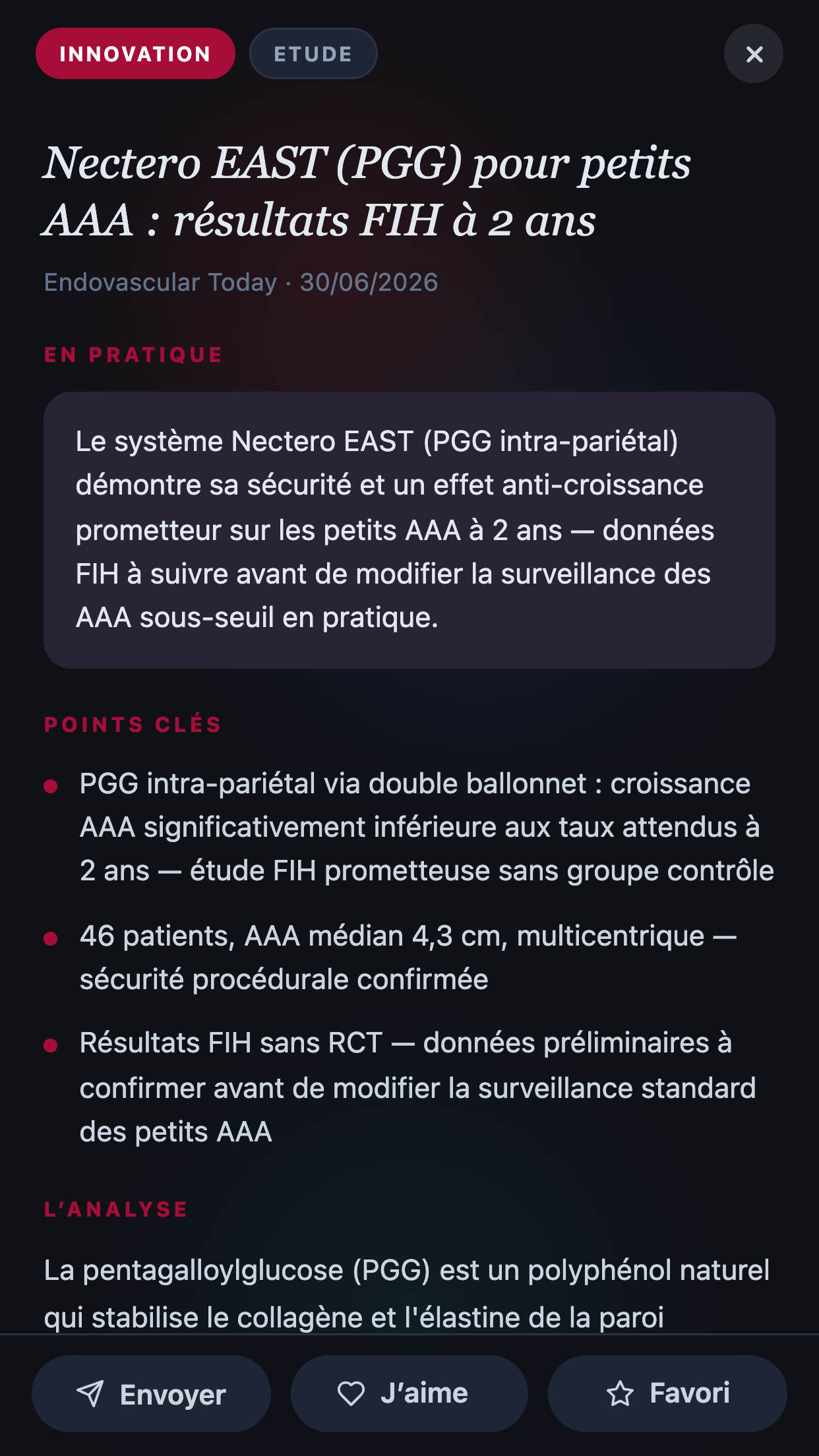 Un article MedNews : analyse, points clés et lien vers le document d'origine